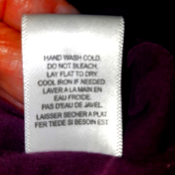 (M)💜Guess Purple Draped Mini Dress💜 ptp13"×L34" - Picture 4 of 7